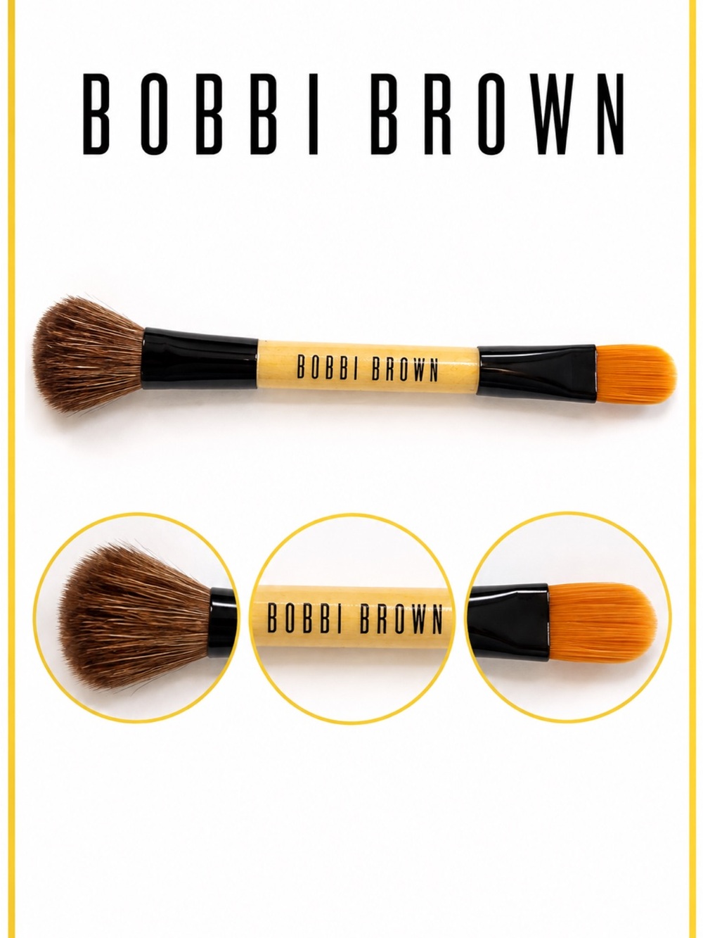 Bobbi Brown Dual-Ended Makeup brush/ 4 in